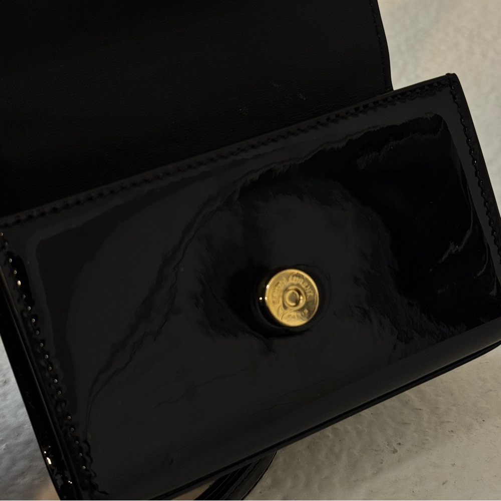 YSL Black Patent Leather Wallet - Picture 5 of 5